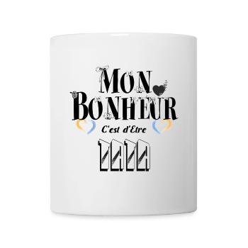 Mon Bonheur C'est d'Etre Tata - Mug blanc - blanc - Devant