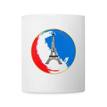 France Badge – Tricolor Pride - Mug - white - Front