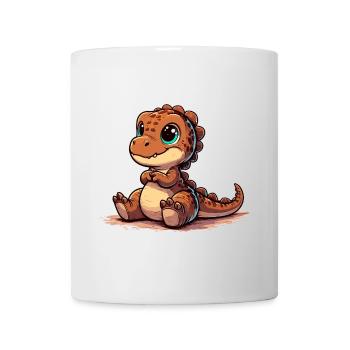 T-Rex süß Baby Dino Baby Dinobaby Geschenk - Tasse - Weiß - Vorne