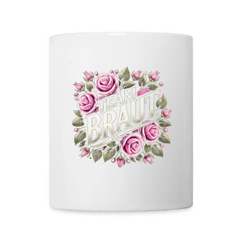 Poltern Frauen T-Shirt Polterabend Frauen Polterer - Tasse - Weiß - Vorne