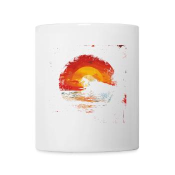 Surfer Sunset - Mug - white - Front