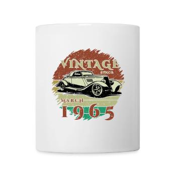 60ème Anniversaire - Classique - Millésime depuis 03/1965 - Mug blanc - blanc - Devant