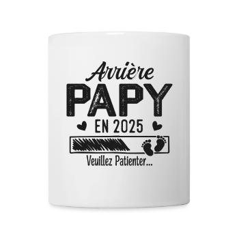 Ur-Opa im Jahr 2025 Geschenk Zukunft Opa - Tasse - Weiß - Vorne