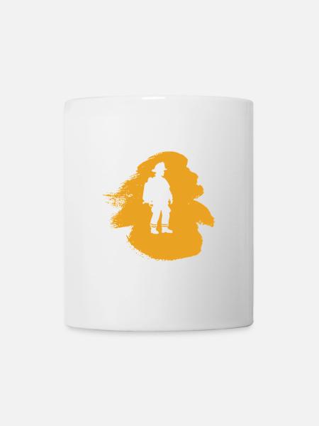 Pompier Sauveteur Pompier - Mug blanc - blanc
