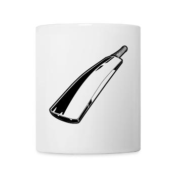 Cricket bat sketch - Mug - white - Front