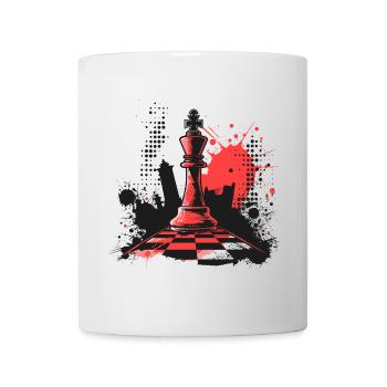 Chess Pieces Graffiti - Mug - white - Front