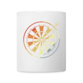 Dart Skizze Vintage - Tasse - Weiß - Vorne