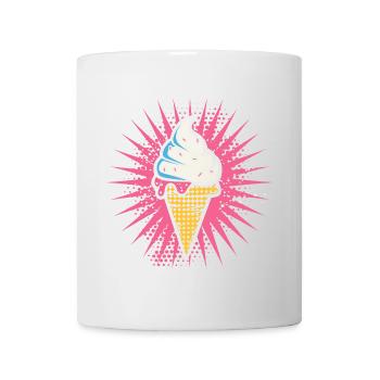 Cream Cartoon Look - Mug - white - Front