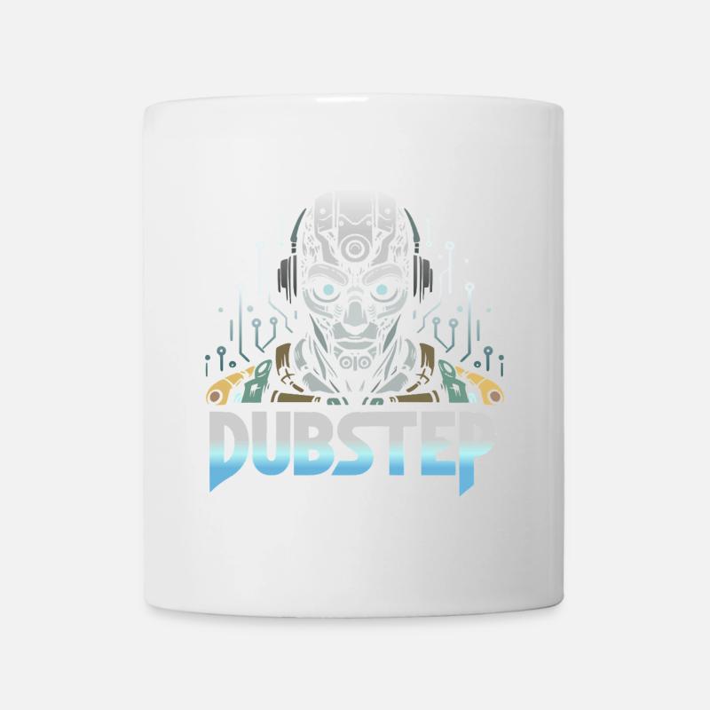 Dubstep Cyborg - Mug - white