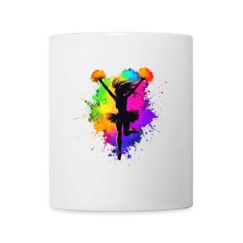 pom-pom girl colorée pom-pom girl - Mug blanc - blanc - Devant