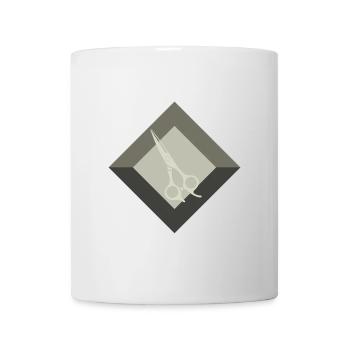 Friseur Coiffeur Schere - Tasse - Weiß - Vorne