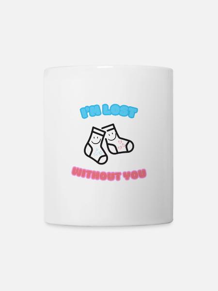 I'm lost without you Love - Mug - white