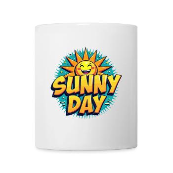 Sunny Day Sonne Sommer Urlaub - Tasse - Weiß - Vorne