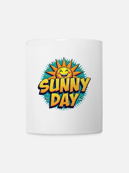 Sunny Day Sonne Sommer Urlaub - Tasse - Weiß