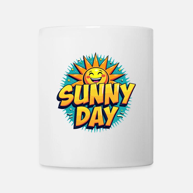 Sunny Day Sonne Sommer Urlaub - Tasse - Weiß