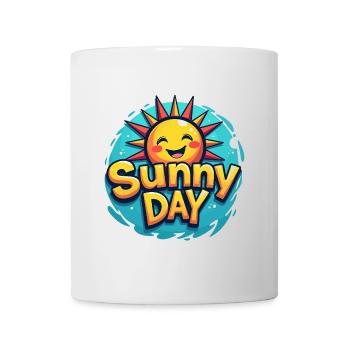 Sunny Day Sonne Sommer Urlaub - Tasse - Weiß - Vorne