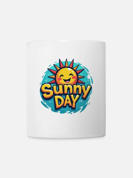 Sunny Day Sonne Sommer Urlaub - Tasse - Weiß