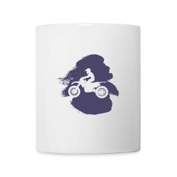 Motocross Moto Dirt Bike - Mug blanc - blanc - Devant