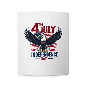 Amerika USA Adler 4th July Independence Day - Tasse - Weiß - Vorne
