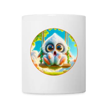 Cute cuddly monster - Mug - white - Front