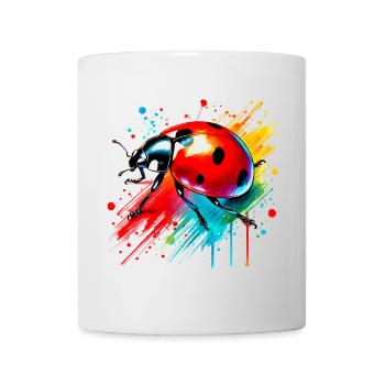 Marienkäfer - Tasse - Weiß - Vorne