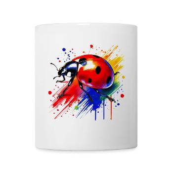 Coccinelle - Mug blanc - blanc - Devant