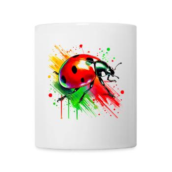Marienkäfer - Tasse - Weiß - Vorne