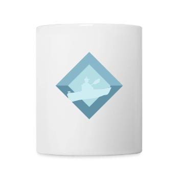 Kajakfahren Kanu - Tasse - Weiß - Vorne