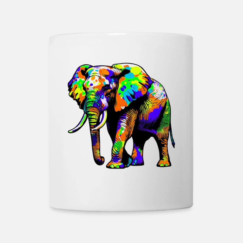 Elephant - Mug - white