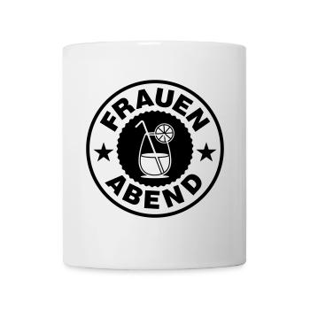 Frauen Abend Cocktail - Tasse - Weiß - Vorne