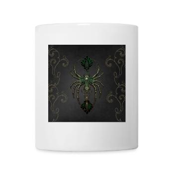 L’élégance mécanique, le lustre dans l’obscurité - Mug blanc - blanc - Devant