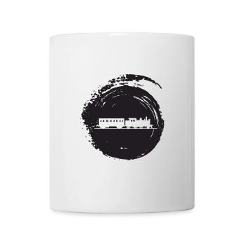 Railway Locomotive Steam Locomotive - Mug - white - Front