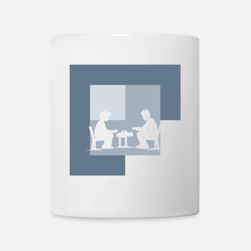 Stratégie des jeux de société - Mug blanc - blanc