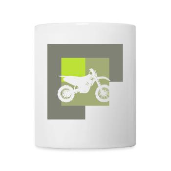 Chopper Motocross Dirt Bike - Tasse - Weiß - Vorne