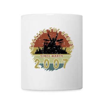 18ème Anniversaire Faire vibrer la foule DRM 03/2007 - Mug blanc - blanc - Devant
