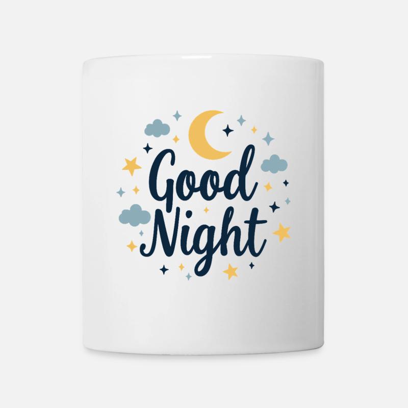 Good Night Träumer Cozy Look - Tasse - Weiß