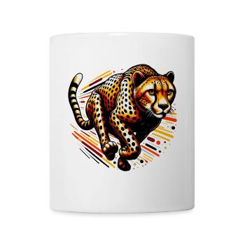 Guépard - Mug blanc - blanc - Devant