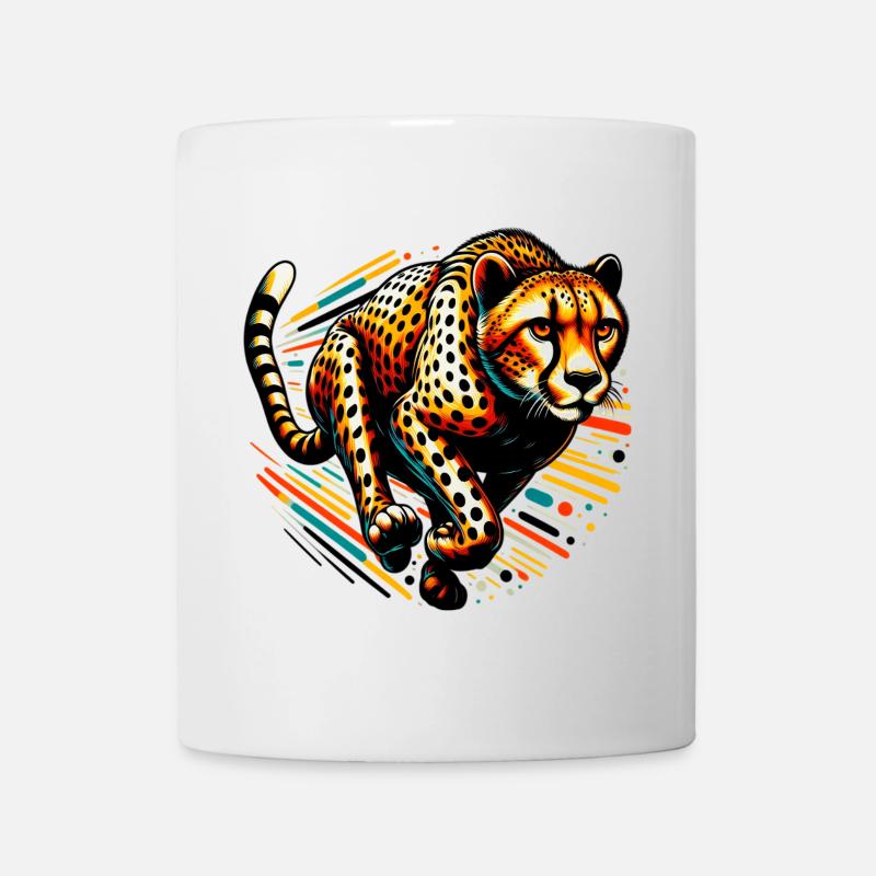Guépard - Mug blanc - blanc
