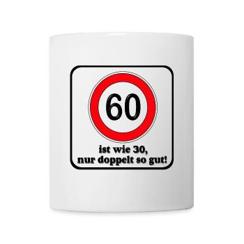 60th Birthday , Double as Good (25) - Mug - white - Front