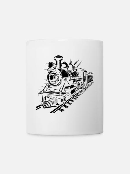 Eisenbahn - Tasse - Weiß