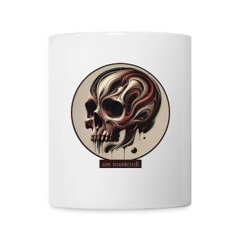 Ars moriendi Schädel - Tasse - Weiß - Vorne