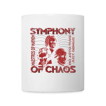 Symphonie des Chaos - Klassische Musik Rebellen T-Shirt - Tasse - Weiß - Vorne