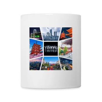 Tokyo Japan Asia Collage Skyline City Metropolis - Mug - white - Front