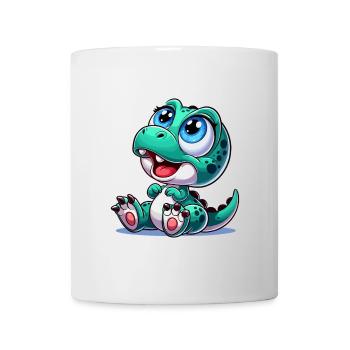 Dinobaby Babydino T Rex 4 Design - Tasse - Weiß - Vorne