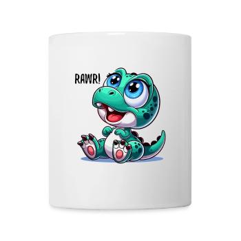T-Rex Baby Dino Babydino Dinobaby Geschenk - Tasse - Weiß - Vorne