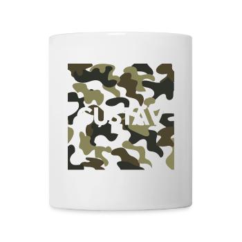 Gustav Name Hoodie Men Good Quality Camouflage - Mug - white - Front