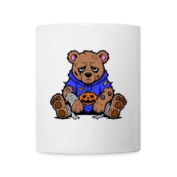 Ours d’Halloween - Mug blanc - blanc - Devant