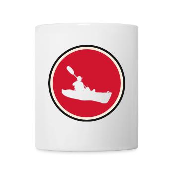 Kayaking Whitewater Rowing - Mug - white - Front