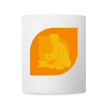 Cuisinier Chef amateur Chef étoilé - Mug blanc - blanc - Devant