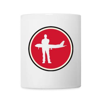 Stewardess Flugbegleiter - Tasse - Weiß - Vorne